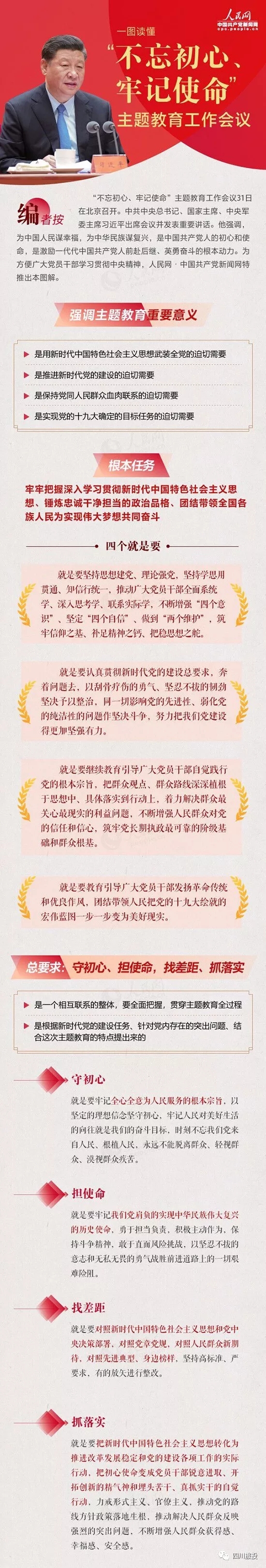 不忘初心、牢记使命| 一图读懂“不忘初心、牢记使命”主题教育工作会议